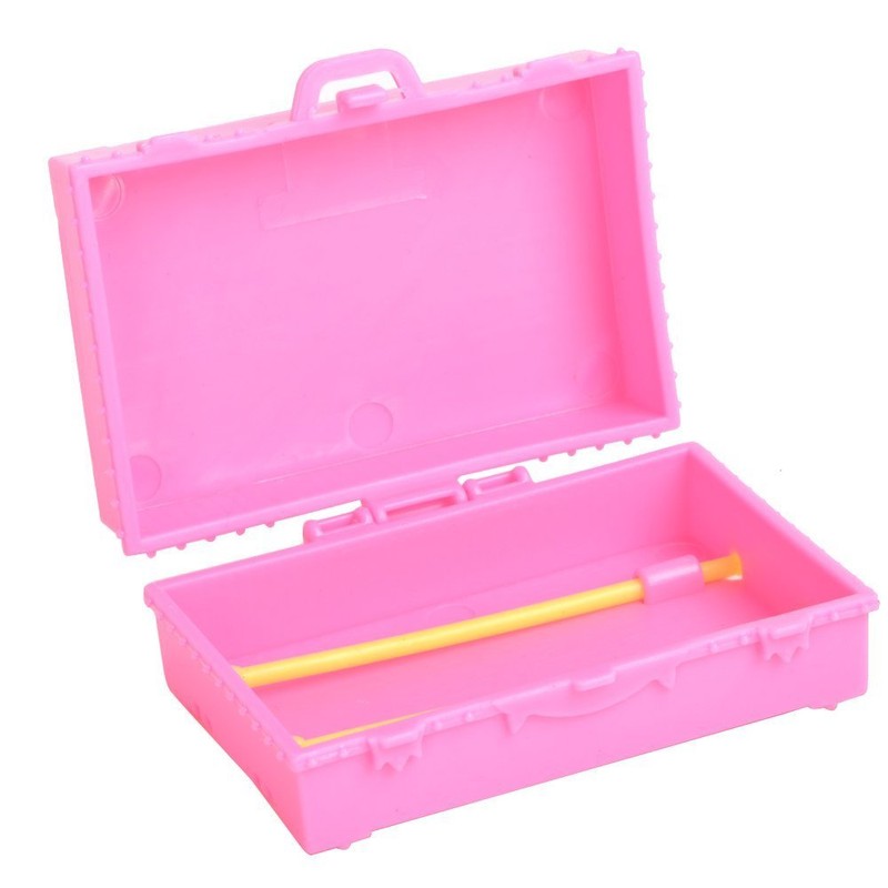 Fat-catz-copy-catz 1x Pink Plastic 3D Travel Train Suitcase Luggage Made