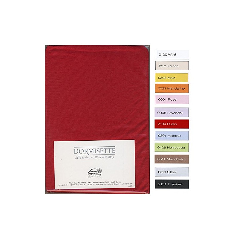 Dormisette 37 213 Jersey Pillow Case – 100% Cotton, 40