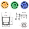 Juliyeh Shower Flow Reducer Limiter Set,Restrictor Shower Flow Regulator Water