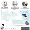 The Magnet Shop A3 Magnetic Weekly Planner Dry Wipe Whiteboard