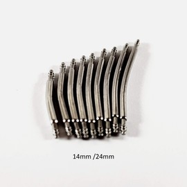 masar 20mm Ø 1.5mm Curved Curve Premium Spring Bars for Watch Supplied with a Tool 20mm Curved 1.5mm