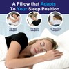 Sidney Sleep Adjustable Curved Contour Fill Pillow – Queen Size