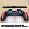 Mobile Phone Game Controller with Dual Cooling Fans Heat Dissipation
