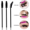 Set de 50 Cepillo Cejas Desechable Cepillos de Pestañas Cepillo