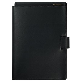 Maruman Mnemosyne Notepad with Cover and Eraser, A5, Black MNP-05