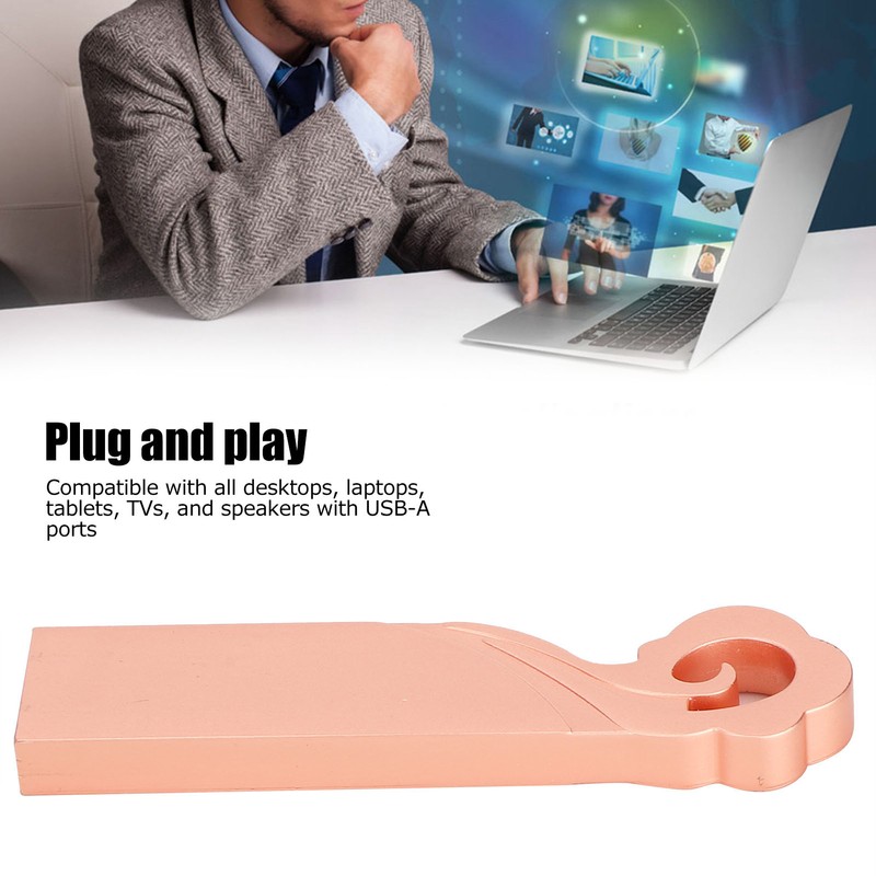 Unique Modeling USB 2.0 Flash Drive Metal Portable USB Stick