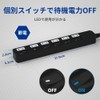 SAYBOUR Power Strip, Lightning Guard, Individual Switch, Power Saving Tap,