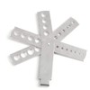 Rodipu Durable Fan Gauge, Silver Diamond Fan Gauge, Jewelry Tool
