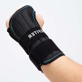 MUSEFITER Wrist Support for Carpal Tunnel, Adjustable Night Support Splint for Men and Women, Left Hand, L/XL