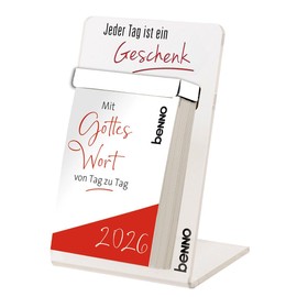 Mit Gottes Wort von Tag zu Tag 2026: mit Acrylglas-Aufsteller