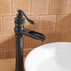 BWE Bathroom Sink Faucet Waterfall Vessel Sink Faucet Singe Hole