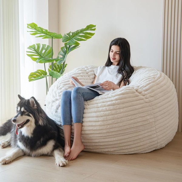 MAXYOYO Bean Bag Chair for Adults, Large 3 ft Bean