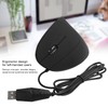 Wired Left Handed Mouse Vertical Ergonomic 800/1200/1600DPI USB Optical for