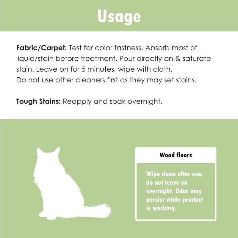 URINASE Ultra Enzyme Formula Stain & Odor Remover Spray, Carpets