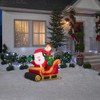 Gemmy Inflatables Santa with Sleigh