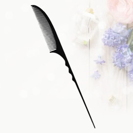 Ipetboom Pointed Tail Comb - Black Hair Comb for Hairdressing, Anti-static, Durable, High Temperature Resistant - Unisex Adults, 22x2.4cm/8.66x0.94in