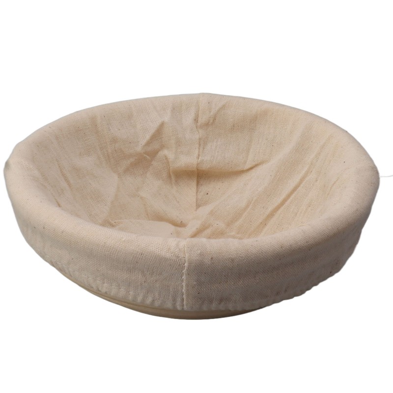 Round Bread Proofing Basket with Liner Cloth Dough Rising Rattan