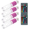3W RGB LED Light Bulb Lamp with Remote Control for
