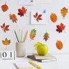 Zonon 90 Pcs Fall Maple Leaves Cutouts Classroom Bulletin Board