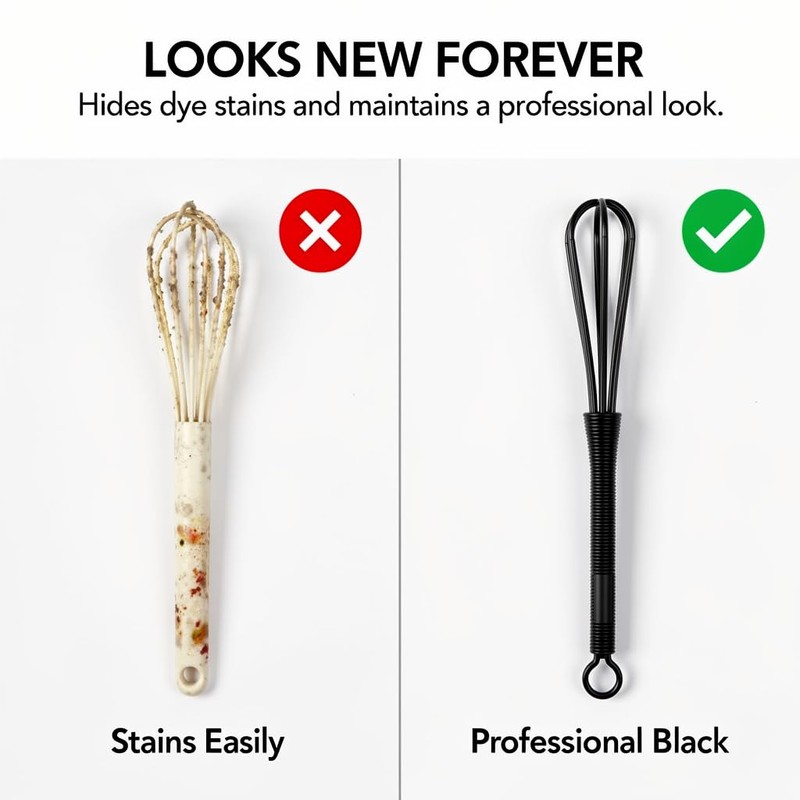 7 Pack Professional Hair Dye Whisk with Non-Slip Handle -