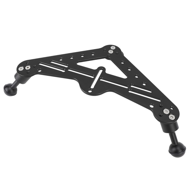 Diving Tray Rig Video Triangular Stabilizer Tripod Base Bracket SLR