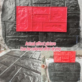 Realistic Concrete Texture Mat Concrete Seamless Stamp Mat Polyurethane Concrete Texture Stamp Mat,texture Skin Provides Natural-looking Textures on Walls or Concrete Ground. (02)