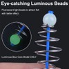 GreenCore Fishing Feeder, 14mm Luminous Beads Feeder for Fishing Method