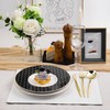 LULLABY 300PCS Gold Plastic Silverware, Heavy Duty Disposable Utensils, Gold