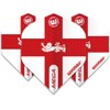 WINMAU Mega Standard England Dart Flights - 1 Set Per