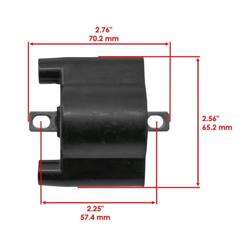 Caltric Ignition Coil for Mercury Outboard 9.9 Hp El Elh