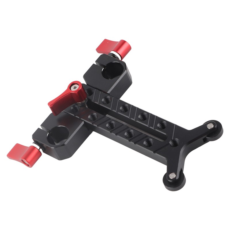 Long Lens Support Height Adjustable 15mm Rod Hole Aluminum Alloy