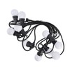 G50 Bulb String Light 5M 10LED White Globe Bulb Decorative
