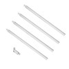 KLOSM Threaded Extension Rod with Sloped Ceiling Adapter Kits for