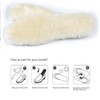 [2 Pairs]Australian Sheepskin Replacement Insoles for Women Men, Fleece Wool
