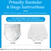 EEOST Adult Diaper Cover, Leakproof Waterproof Reusable Plastic Pants for