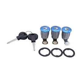 TAKPART 3 x Door Lock Cylinder and 2 x Keys for Partner Xsara Berlingo 252522 9170.G3 9170.CW