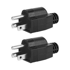 BTFO 2pcs Fused Neutral Grounding Bonding Plug, Grounding Plug for Portable Inverter Generator & Surge Generator with Floating Neutral for Fixing Open Ground Error