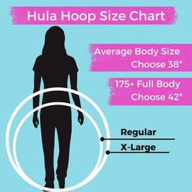 The Spinsterz Beginner Hoop: Weighted Fitness Hula-Hoop for Adults Weight Loss, Waist Exercise Ring for Cardio & Core, Adjustable Quality Detachable Hula Shaper for Beginners, Made in USA - Amazonite