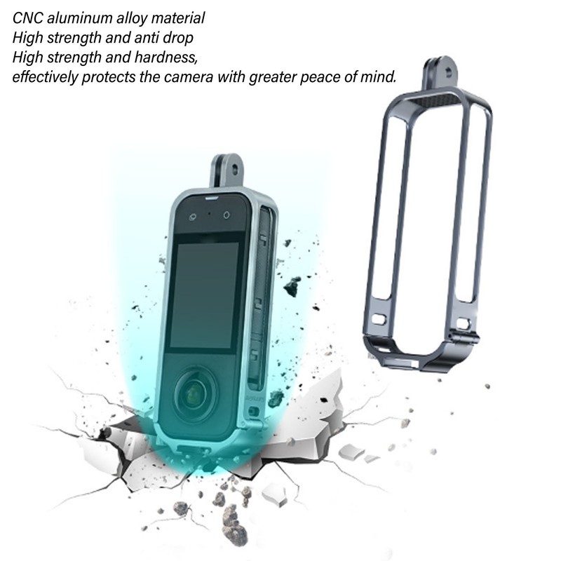 Action Camera Protective Frame Aluminum Alloy Multiple Expansion with Top