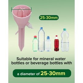 MYMULIKE 12 Packs Self Watering Planter Drip, Automatic Drip Irrigation Stakes with Adjustable Valve, Adjustable Water Flow System, Self Watering Planter Insert Devices for Indoor and Outdoor Plants