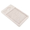 Silicone Mold Safe Elastic Grey Leaves Bamboo Design Tear Resistant