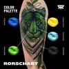 RADIANT COLORS Tinta Profesional Para Tatuar Radiant Real Black 2oz