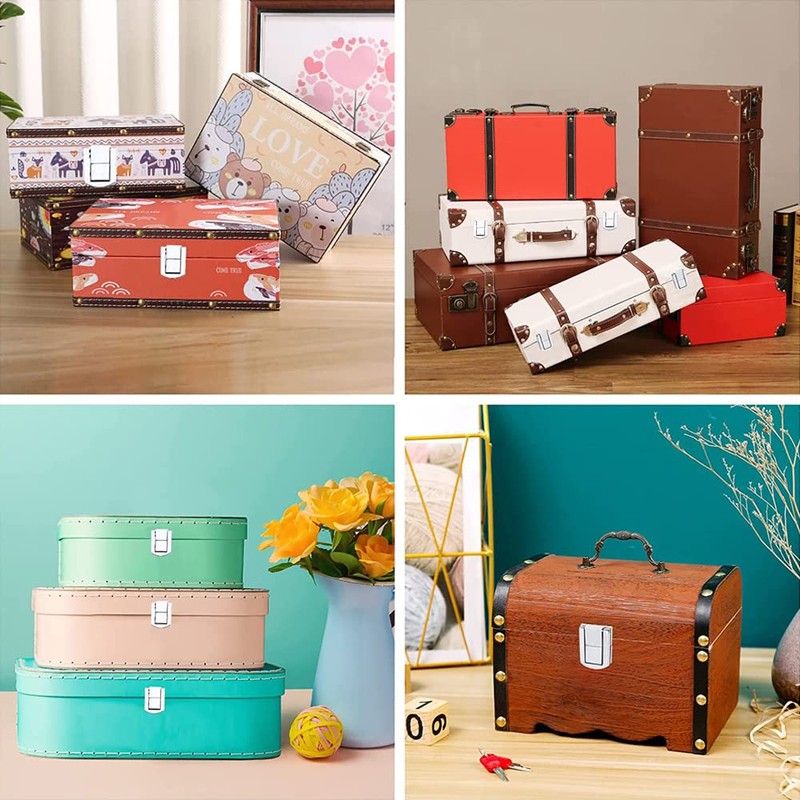 Pack of 15 Stainless Steel Box Hasp Box Jewellery Box