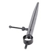 Large pencil marking compass, leather compass with flat quick adjustment