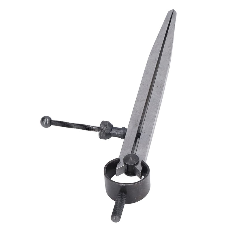 Large pencil marking compass, leather compass with flat quick adjustment
