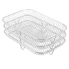 3PCS Fryer Rack Set 304 Stainless Steel Stackable Multi Layer