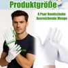 AXERHK Cotton Gloves, White, Cotton Gloves, 8 Pairs Soft White