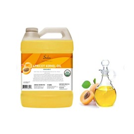 USDA Organic Cold Pressed Unrefined Apricot Kernel Oil (64 oz)