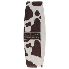 ALÉXIA Patterned Cow Pattern Training Tube, Mild Stretch Band, Tube, Training Band, Training Band, Elastic Band, Muscle Training, Resistance Band, Yoga Belt, Muscle Training, Rubber, Muscle Training,