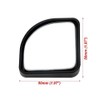 x xotic tech Blind Spot Mirror, 2'' Black Fan HD